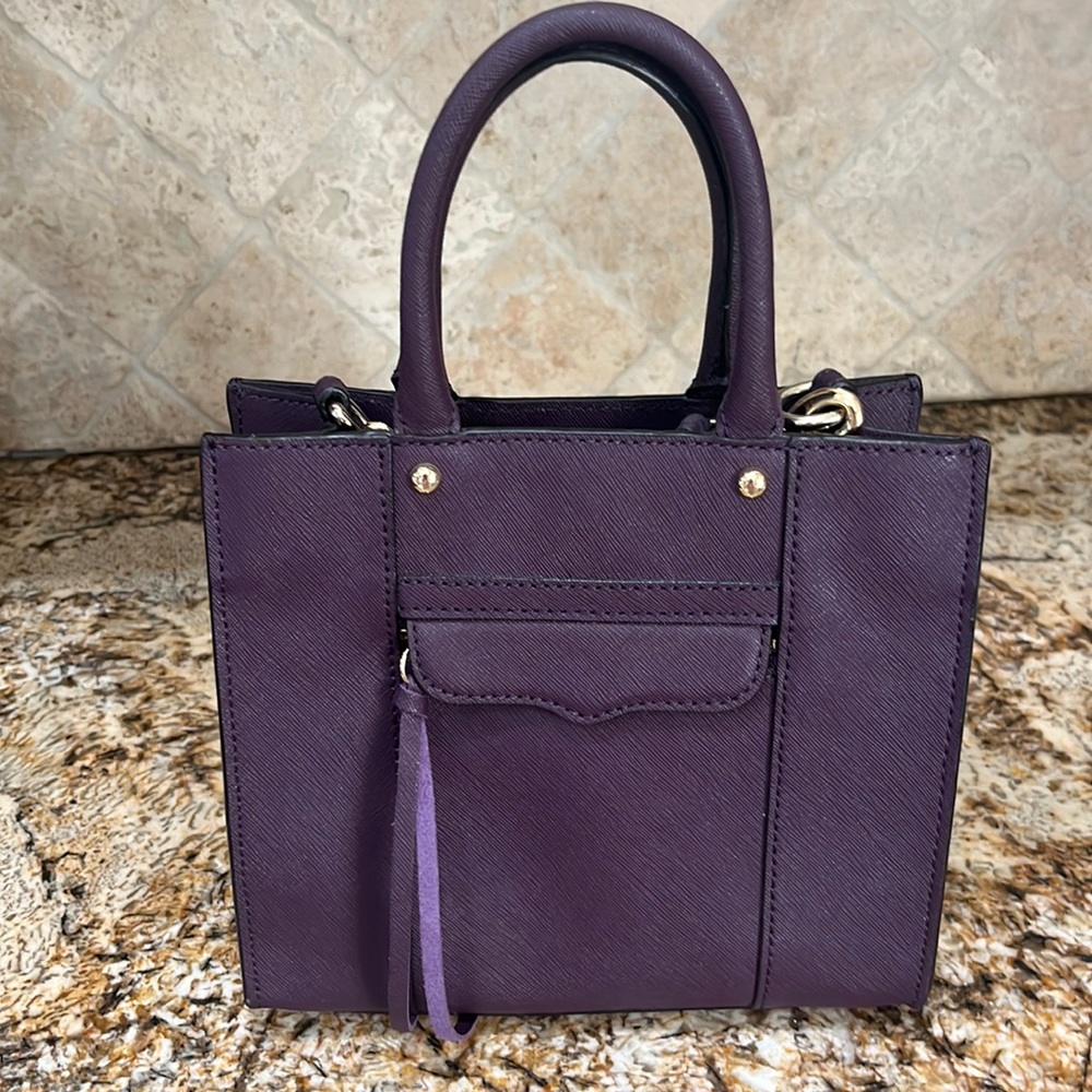 REBCCA MINKOFF MINI PURPLE TOTE